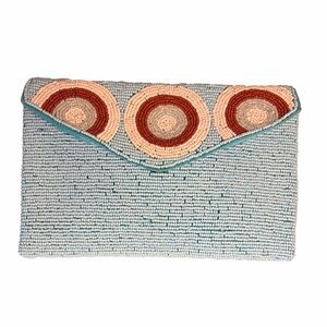 Vintage Mod 1960s Beaded Purse Clutch